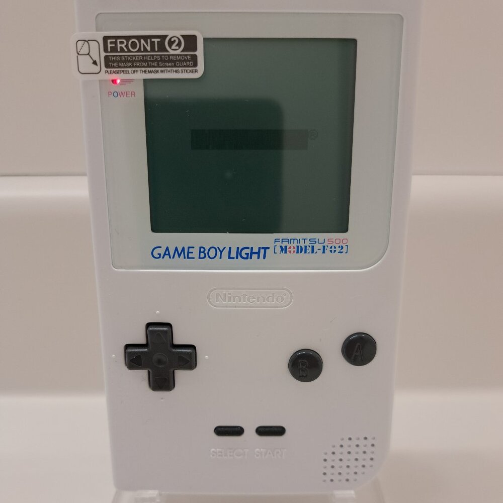 Rare Collectible Refurbished Gameboy Light White Original Screen Backlit